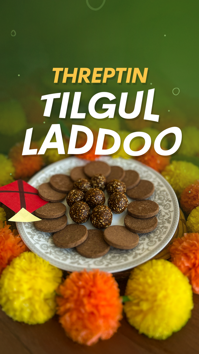 Threptin Tilgul Laddoo Recipe