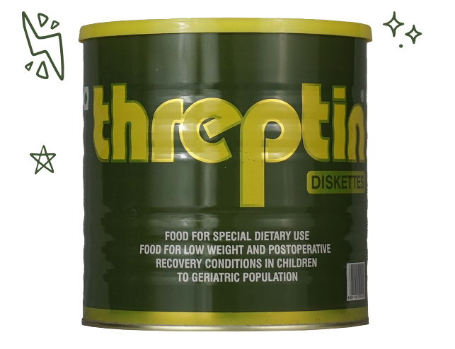 Threptin Protein Diskettes 1Kg (Vanilla)